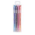 6 أقلام محو حراري نظيفة وشفافة للطلاب