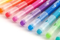 أقلام تحديد قابلة للمسح تحبر 12 لونًا من علامات الاحتكاك القابلة للمسح
