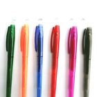 كتابة سلسة 0.7 مم أقلام ملونة قابلة للمسح للمدرسة