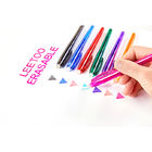 أقلام جل قابلة للمسح متعدد الألوان مع ممحاة في الأعلى