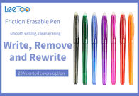 0.5 0.7 مم تلميح 20 ألوان متنوعة قابلة للمسح احتكاك أقلام للمدرسة