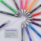 أقلام جل قابلة للمسح متعددة الألوان مع 0.5 مم 0.7 مم بنك الاستثمار القومي
