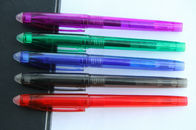 أقلام جل متنوعة غير سامة قابلة للمسح مع غطاء سحب الإغلاق