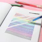 ASTM 0.7mm الحبر الحراري أقلام ملونة قابلة للمسح