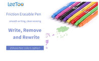 قلم احتكاك بلاستيكي حساس للحرارة 12 لون 0.5 أسود أزرق