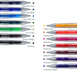 قلم جل احتكاك حبر حراري متنوع الألوان الدقيقة
